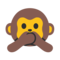 Speak-No-Evil Monkey emoji on Google